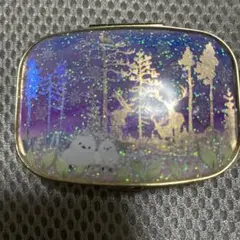 レジン細工　ピルケース／小物いれ　冬とシマエナガ
