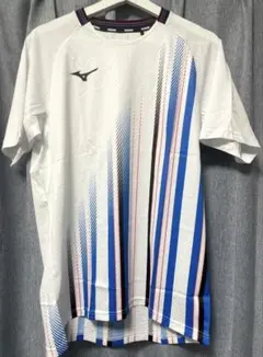 【美品　試着のみ】ミズノ　テニス　ソフトテニス　ゲームシャツ　メンズＸＬサイズ