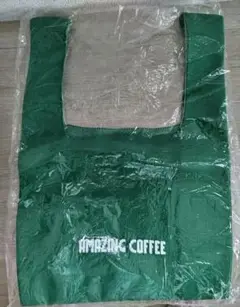 AMAZING COFFEE エコバッグ 緑