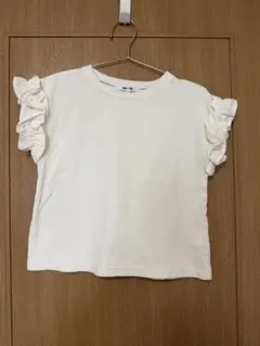 B:MING by BEAMS フリル袖 Tシャツ ホワイト 120のサムネイル