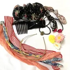 ヘアアクセサリー まとめ売り14点セット