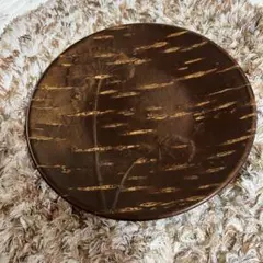 桜皮細工 工芸品 マル皿