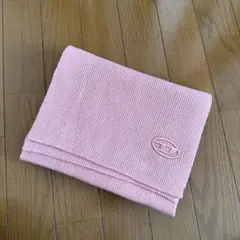 DIESEL ピンク リブ編みマフラー