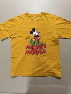 ディズニー　ミッキー　ヴィンテージ　Tシャツ　ユニクロ　オレンジ　UT 半袖
