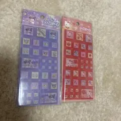 サンリオ　クロミ　ハローキティ タイルシール　セブンイレブン