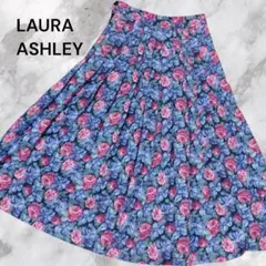 LAURA ASHLEY ローラアシュレイ 花柄プリーツスカートのサムネイル