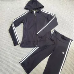 adidas アディダス ジャージ上下セット ブラック