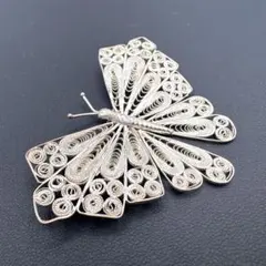 ヴィンテージ 中国七宝 SILVER刻印 ブローチ 銀線細工 フィンガー 爪 ヴィンテージ 中国七宝 SILVER刻印 ブローチ 銀線細工 フィンガー 爪