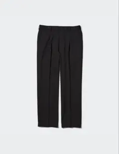 UNIQLO タックワイドパンツ ブラック XS 丈標準