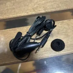 未使用　有線　イヤホン ブラック 片耳用