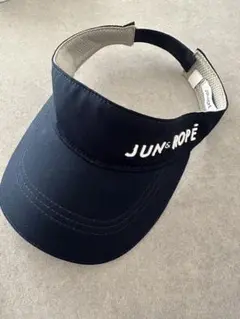 JUN&ROPE ネイビー バイザー レディース