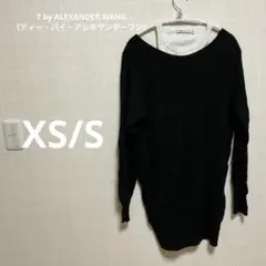 【T by AW】メリノウールVネックニット＆タンクトップセット 黒