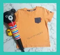 ダブルb ミキハウス⭐️ロゴ 半袖Tシャツ オレンジ