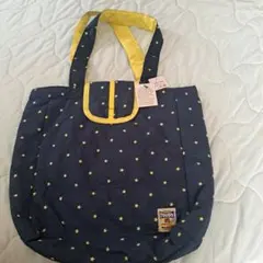 ネイビー トートバッグ