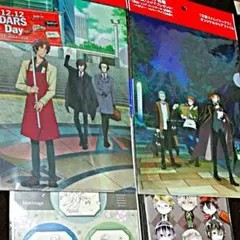 文豪ストレイドッグスオリジナルクリアファイル　コースターセット、 A 5ノート