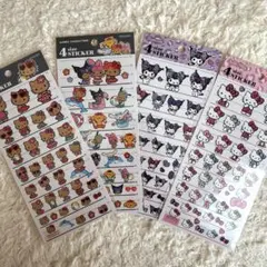 サンリオキャラクターズ 4サイズステッカー　まとめ売り　Sanrio