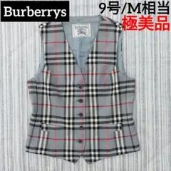 美品】Burberrys 総柄ベスト チェック 金釦 スカーフ柄 11号 - メルカリ