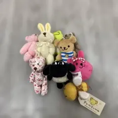 可愛い小型ぬいぐるみセット