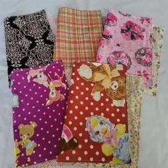 【25×35サイズ】小さめランチョンマット5枚セット　No.20　ハンドメイド