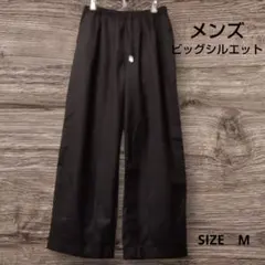 新品・未使用　ブラウンメンズ ワイドパンツ ゴムウエスト サイズM