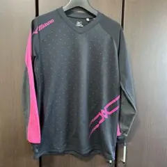 Mizuno バレーボール用シャツ ブラック/ピンク