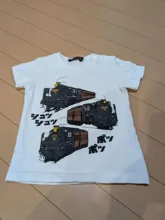 ハングリーハート　蒸気機関車プリントTシャツ　90cm