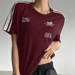 【SHEIN】 ロゴ半袖トップスのサムネイル
