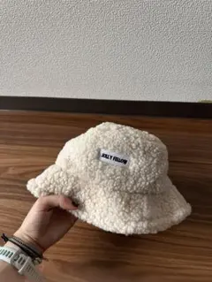 JOLLY FELLOW ボアバケットハット クリーム