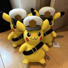 ポケモン もふぐっとぬいぐるみ キャプテンピカチュウ ゴーグルver. 3個のサムネイル