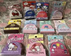 サンリオ　マスキングテープ　まとめ売り　ハローキティ　サンリオキャラクターズ　他