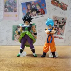 ドラゴンボール　HG　ミニフィギュア　孫悟空　ブロリー　２体セット