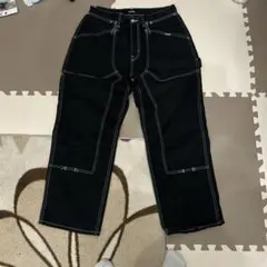 XLARGE ブラック ワークパンツ 34