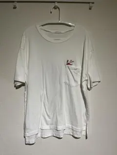 Lugnoncure 刺繍ポケットTシャツ ホワイトのサムネイル