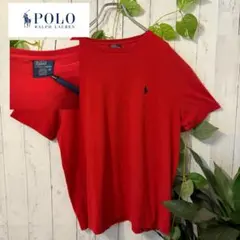 人気　90s POLO ラルフローレン　半袖Tシャツ　スモールポニーロゴ　刺繍