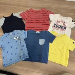 90 男の子　子供服　保育園着　夏服　Tシャツ　半袖　まとめ売り