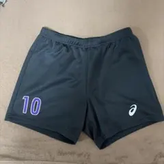 asics バレーパンツ　番号付き　10番のサムネイル