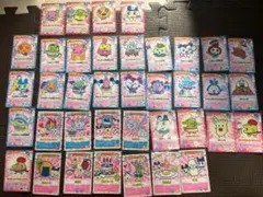 平成レトロ　たまごっちカップとカードダスのまとめ売り　38枚　未使用　⑤