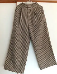 美品★ジーナシス★チェックパンツМ
