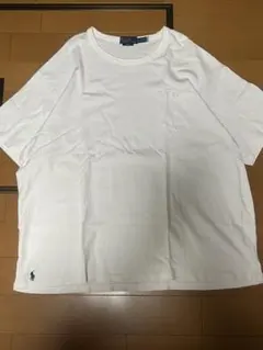 BEAMS別注】ポロラルフローレンTシャツ ビッグシルエット 白 - メルカリ