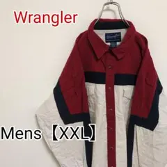H97【US輸入】Wrangler(ラングラー)　長袖シャツ【メンズXXL】