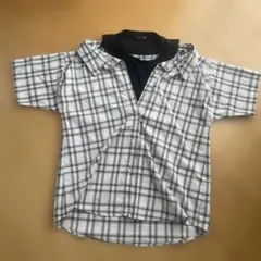 lovetoxic チェック柄 半袖シャツ160cm