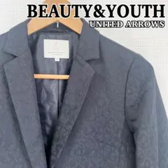 BEAUTY&YOUTH ビューティーアンドユース　ジャガード柄 ジャケット