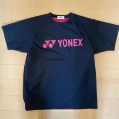 YONEX Mサイズ Tシャツ ネイビー/ピンク
