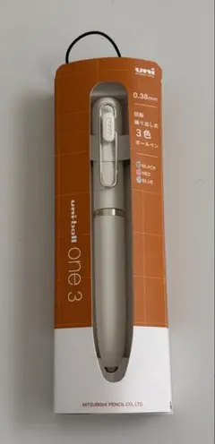 【1本】三菱鉛筆 ユニボールワン3 ギフトver. 0.38mm ランプホワイトのサムネイル