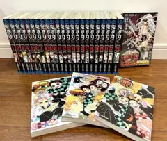 鬼滅の刃全巻+特典付き同梱版23巻+関連本3冊単行本　特装版