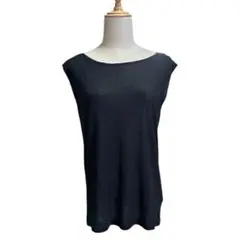 JOURNAL STANDARD L'ESSAGE リネン混 タンクトップ 黒のサムネイル