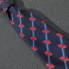 BRFI ブランド ネクタイ ビンテージ エルメス ストライプ ホース モチーフ