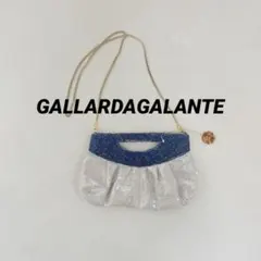 【美品】ガリャルダガランテ ビーズ＆スパンコール 2way パーティーバッグ