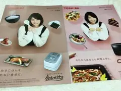 広瀬すず■東芝　電子レンジ&ジャー炊飯器カタログ2種セット