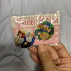 当時物 希少 昭和レトロ うる星やつら 缶バッジ